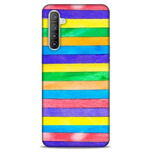 Lopard Oppo Realme XT Uyumlu Kılıf Wood'X (22) Tam Koruma Kılıfı Desenli