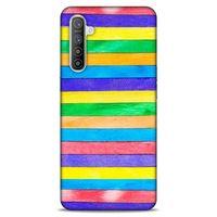 Lopard Oppo Realme XT Uyumlu Kılıf Wood'X (22) Tam Koruma Kılıfı Desenli
