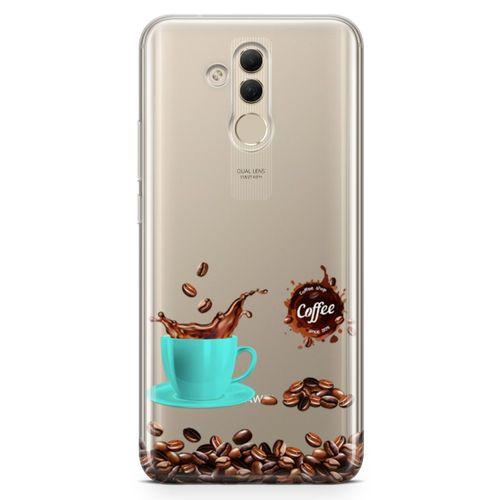 Huawei Mate 20 Lite Kılıf Coffe Time Arka Kapak Koruma Desenli Full Koruyucu