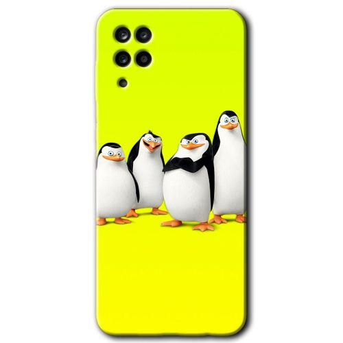 Samsung Galaxy M12 Kılıf HD Desen Baskılı Arka Kapak - Penguenler