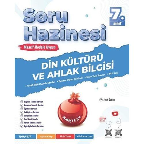 7. Sınıf Din Kültürü Ve Ahlak Bilgisi Soru Hazinesi Nartest Yayınları