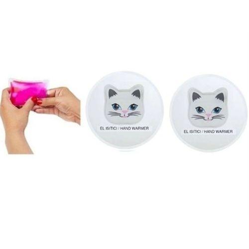 Kedi Cep Sobası,El Isıtıcı,2 Adet Sıcak Su Torbası Pvc  9Cm
