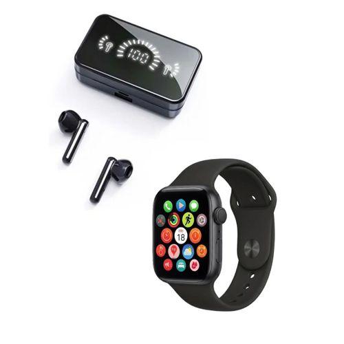 Şık Tasarımlı Akıllı Saat Ve Bluetooth Kulaklık Seti Suya Dayanıklı Ve Çok Fonksiyonlu