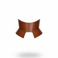 Kahverengi Deri Geniş Kadın Kemeri, Korse Deri Kemer