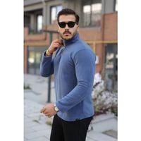 Erkek Zip Yaka Beli Lastikli Polar