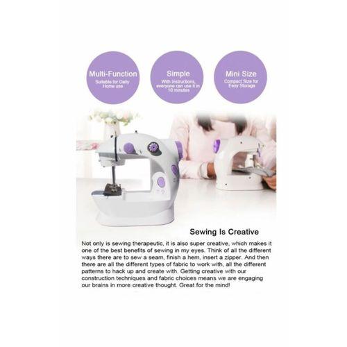 Dikiş Makinesi Sew Whiz Elektrikli Veya Pille Çalışabilen Çift Kademeli Işıklı Mini