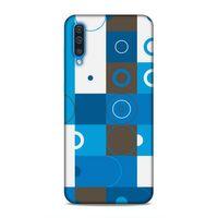 Samsung Galaxy A30s Uyumlu Kılıf Insomnia (27) Tasarımlı Kılıf Mavi Beyaz