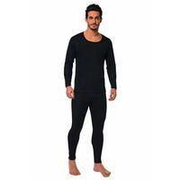 Kota Erkek Kışlık Termal Sıcak Tutan Tayt ve Fanila Takım 2'li Set Siyah