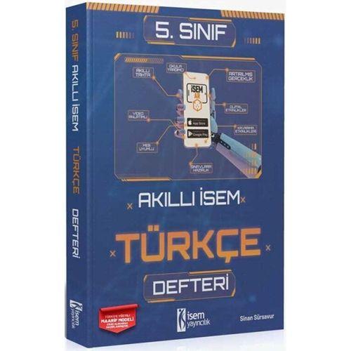 5. Sınıf Türkçe Akıllı Defteri İsem Yayınları