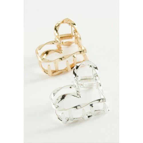 Kalp Burgulu Metal Mandal Toka 4 cm