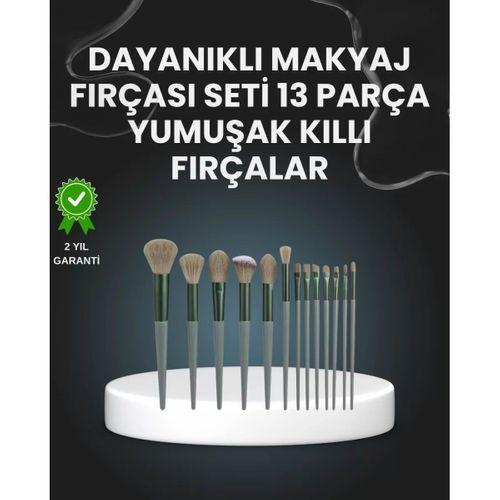 13'lü Fiber Kıllı Yumuşak Makyaj Fırçası Seti Taşınabilir Ve Ergonomik Tasarım