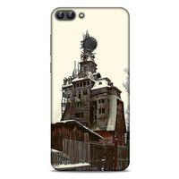 Huawei Psmart Kılıf Dünya Mimarisi (40) Fit Silikon Kılıf Wooden Gagster House