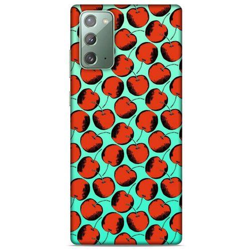 Frutix Kiraz 01 Samsung Galaxy Note 20 Kılıf Desenli Silikon