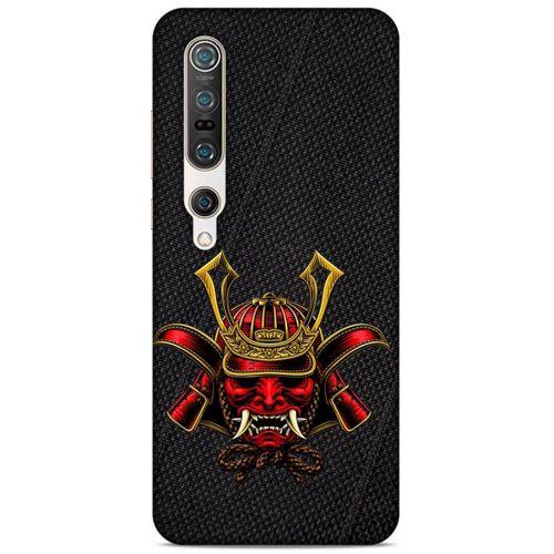 Lopard Xiaomi Mi 10 Pro Uyumlu Kılıf Tattoo's (36) Glitter Kılıf Kırmızı Şeytan
