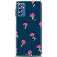 Samsung Galaxy M52 5G Kılıf HD Baskılı Kılıf - Ahtapotlar + Tam Ekran Koruyucu