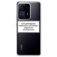 Xiaomi Mi Mix 4 Kılıf HD Yazı Baskılı Silikon Arka Kapak - Yazı 15