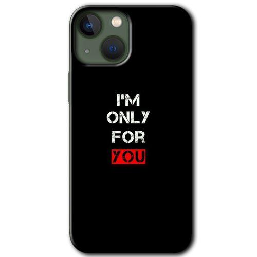 iPhone 13 Mini Kılıf HD Desen Baskılı Arka Kapak - For You + Kırılmaz Cam