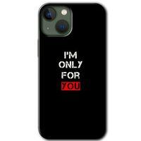 iPhone 13 Mini Kılıf HD Desen Baskılı Arka Kapak - For You + Kırılmaz Cam