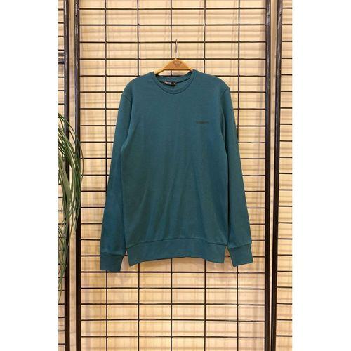 Süperlife Bisiklet Yaka Uzun Kollu Dar Kalıp İnce  Erkek Sweatshirt SPR2019K18