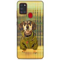 Samsung Galaxy A21s Kılıf Köpek Kıyafetleri (35) Fit Design Kılıf Beagle Palto