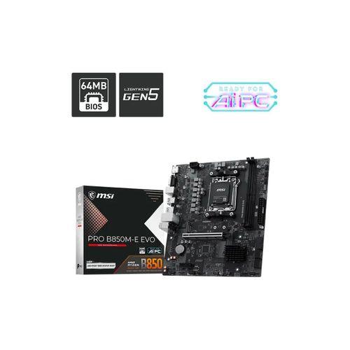 MSI PRO B850M-E EVO DDR5 ANAKART 8200MHz(OC)