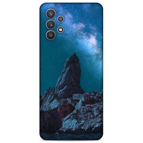 Lopard Samsung Galaxy A32 Uyumlu Kılıf Gece'S (7) Telefon Kılıfı Açık Mavi