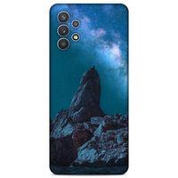 Lopard Samsung Galaxy A32 Uyumlu Kılıf Gece'S (7) Telefon Kılıfı Açık Mavi