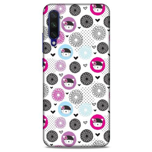 Lopard Xiaomi Mi A3 Uyumlu Kılıf Kediler (1) Kılıfı Mavi Pembe