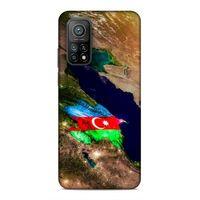 Xiaomi Mi 10T Pro 5G Uyumlu Kılıf Azarbaijan (1) Kılıfı Azerbaycan Harita