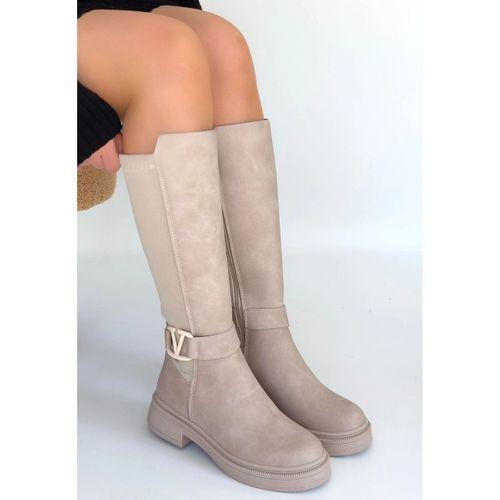 Diona Bej Nubuk Çizme