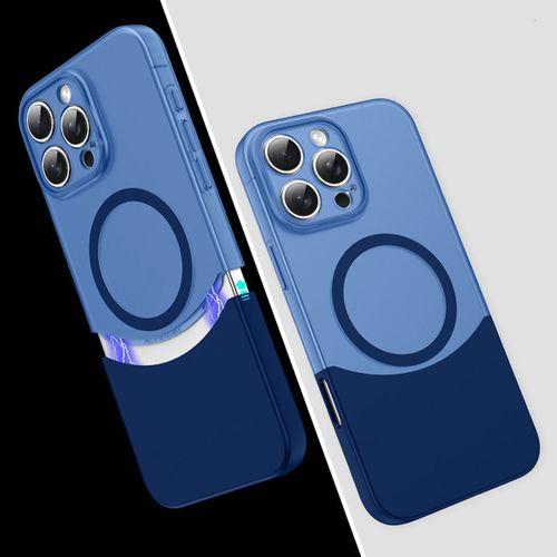 Apple iPhone 16 Pro Kılıf M-Safe Şarj Özellikli Mıknatıslı Zore Duble Kapak