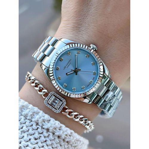 Lee Cooper Çelik Kordonlu 3 Atm Suya Dayanıklı 2 Yıl Garantili Kadın Kol Saati BC.08212.300