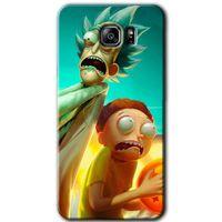 MRCİLETİSİM MRCİLETİSİM Samsung Galaxy Note 5 Kılıf HD Desen Baskılı Arka Kapak + Temperli Cam - Rick Morty
