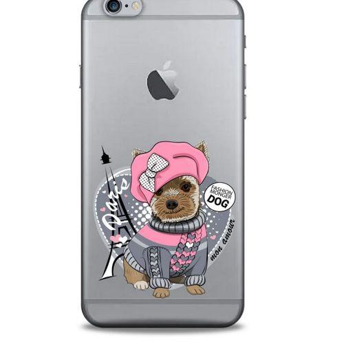 Zoologix (88) Apple Iphone 6 Plus Şeffaf Kılıf Silikon Desenli