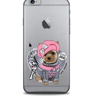 Zoologix (88) Apple Iphone 6 Plus Şeffaf Kılıf Silikon Desenli