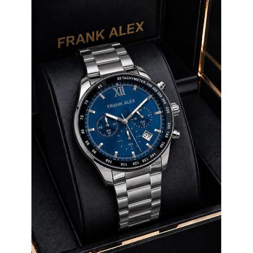 Frank Alex Spor Erkek Kol Saati Çelik Kordon Kronometreli Kadran Şık Premium 2 Yıl Garantili 07227.2