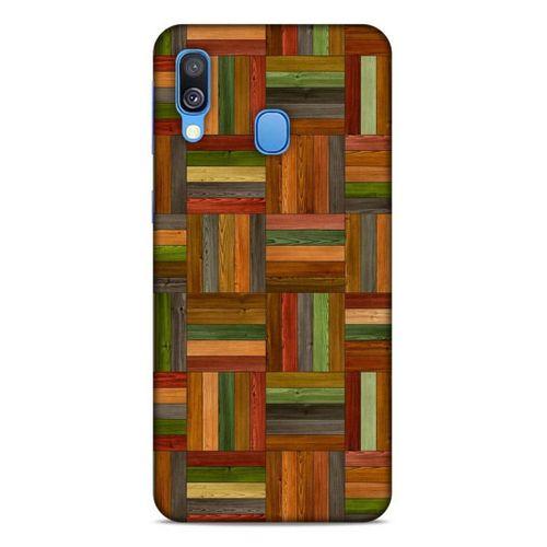 Lopard Samsung Galaxy A40 Uyumlu Kılıf Wood'X (21) Koruyucu Kapak Baskılı