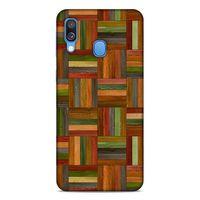 Lopard Samsung Galaxy A40 Uyumlu Kılıf Wood'X (21) Koruyucu Kapak Baskılı
