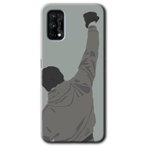 Realme 7 Pro Kılıf HD Desen Baskılı Arka Kapak + Temperli Cam - Artwork Wide