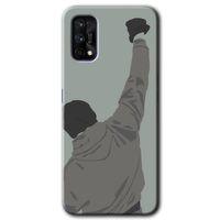 Realme 7 Pro Kılıf HD Desen Baskılı Arka Kapak + Temperli Cam - Artwork Wide