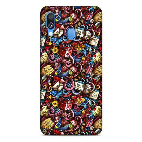 Graffitix (47) Desenli Silikon Kapak Samsung Galaxy A40 Kılıf