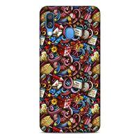 Graffitix (47) Desenli Silikon Kapak Samsung Galaxy A40 Kılıf
