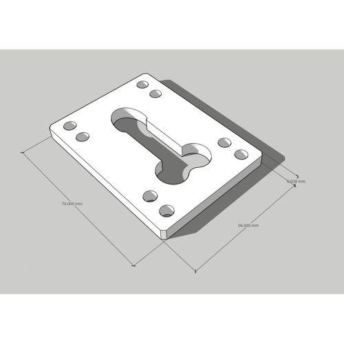 Kaykay Longboard Riser Pad - 5152561