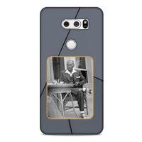 LG K40S Kılıf Atatürk (31) TPU Kılıf Koyu Gri