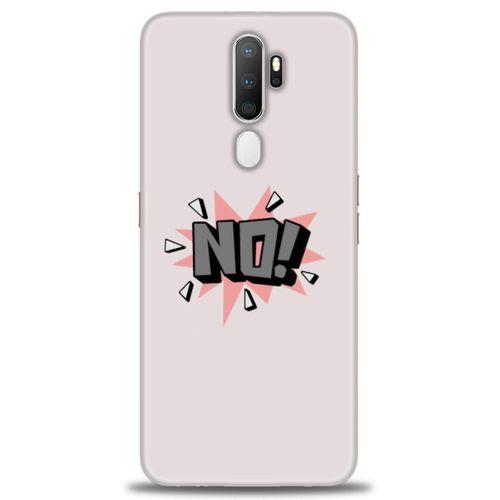 Oppo A9 2020 Kılıf HD Baskılı Kılıf - No + Tam Ekran Koruyucu