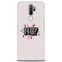 Oppo A9 2020 Kılıf HD Baskılı Kılıf - No + Tam Ekran Koruyucu