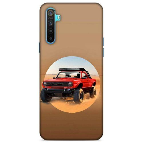 Lopard Oppo Realme 6i Uyumlu Kılıf PickUpX (39) Liquid Crystal Kılıf Kırmızı Siyah