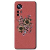 Xiaomi Mi 12 Pro HD Baskılı Kılıf + 9D Tam Ekran Koruyucu - Retro Çiçek