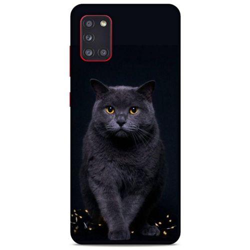 Lopard Samsung Galaxy A31 Uyumlu Kılıf Kediler (47) Crystal Flex Kılıf Scottish Fold