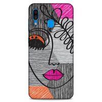 Lopard Samsung Galaxy A30 Uyumlu Kılıf Manipülasyon ☻ (2) Kabı Desenli